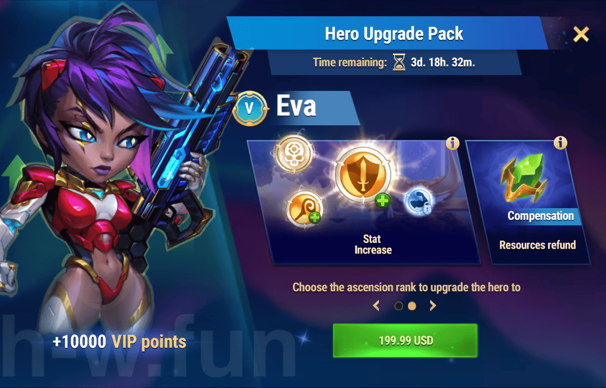 [Hero Wars Guide] Hero Upgrade Pack (Eva)