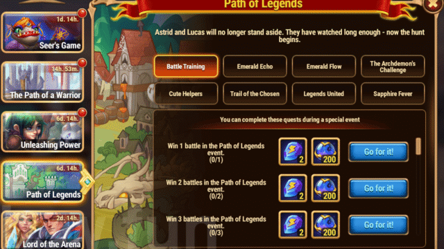 [Hero Wars Guide] Path of Legends (Astrid Event)