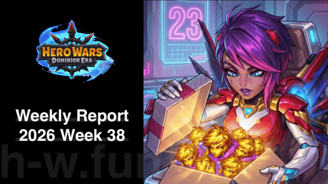 [Hero Wars Guide] Weekly Report 2026.Week38