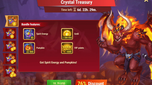[Hero Wars Guide] Crystal Treasury (Spooky Festival)