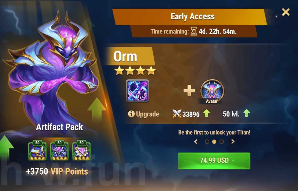 [Hero Wars Guide] Early Access Orm