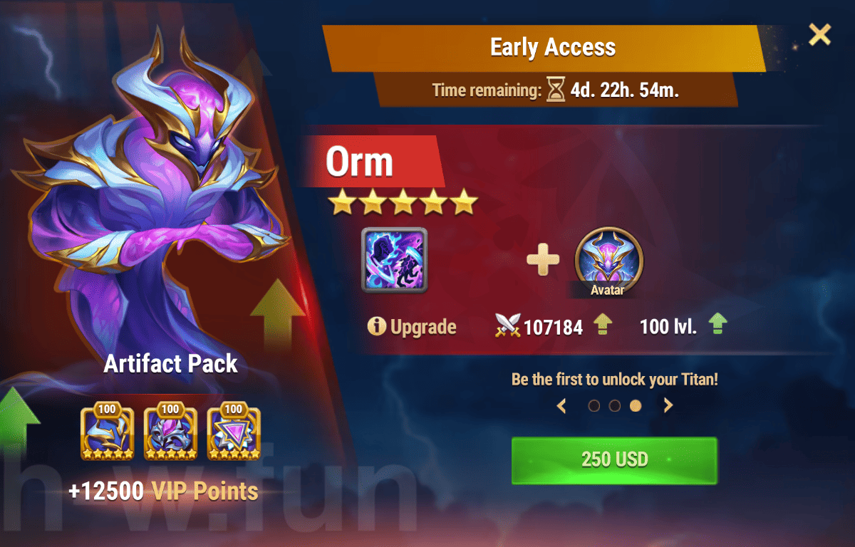 [Hero Wars Guide] Early Access Orm