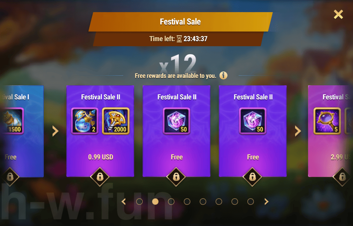 [Hero Wars Guide] Festival Sale - Mead Festival