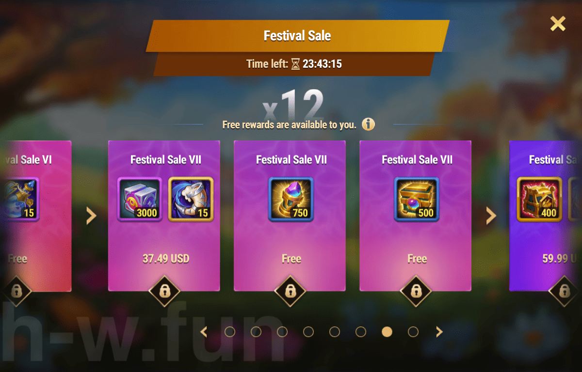 [Hero Wars Guide] Festival Sale - Mead Festival