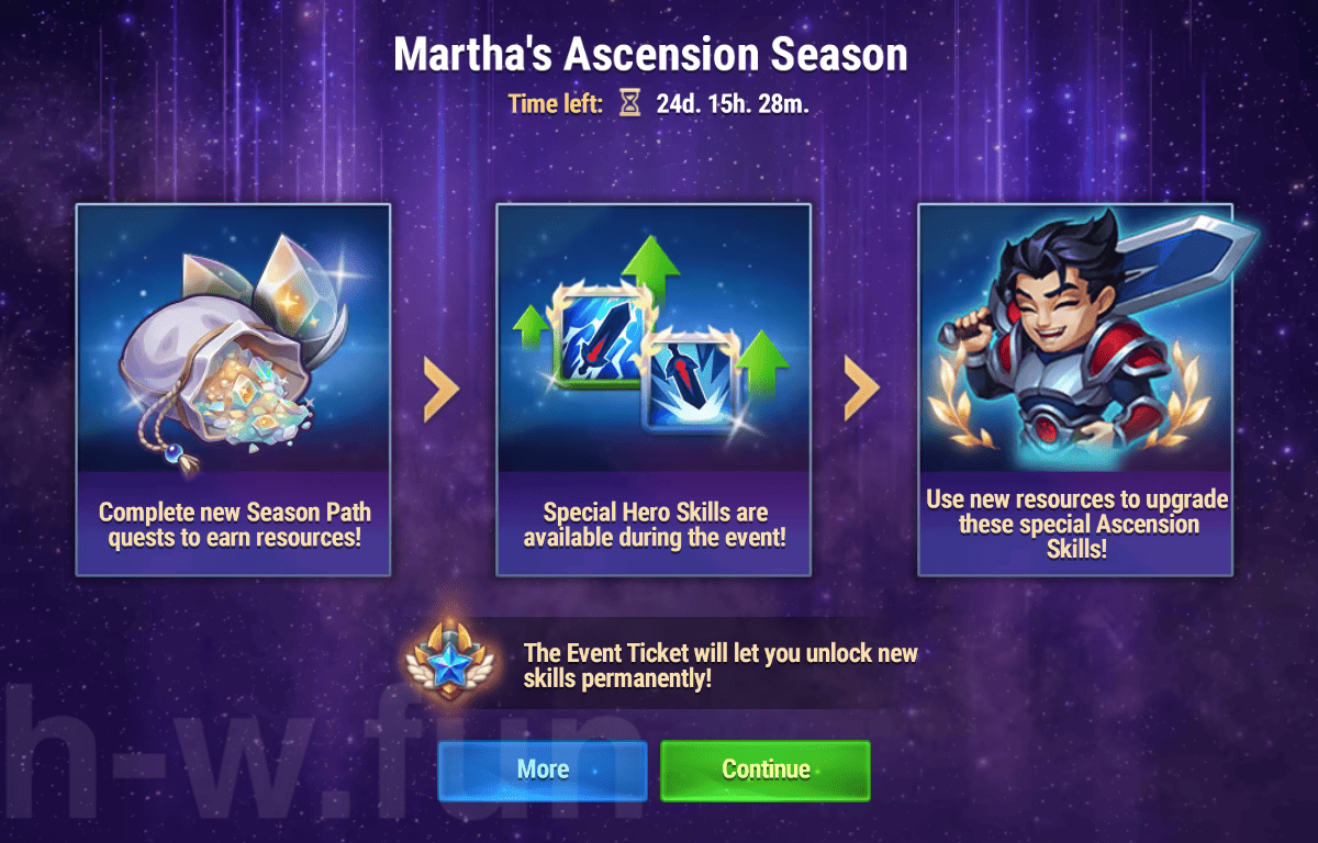 [Hero Wars Guide] Martha Ascension Season