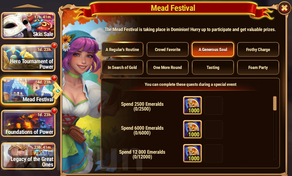 [Hero Wars Guide] Mead Festival Quest