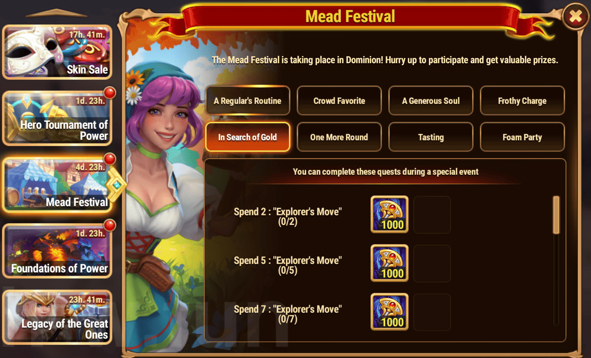 [Hero Wars Guide] Mead Festival Quest