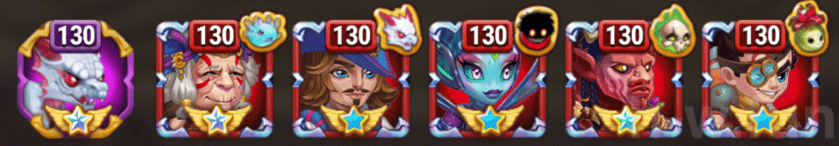 [Hero Wars攻略]オシュ戦の有名チーム