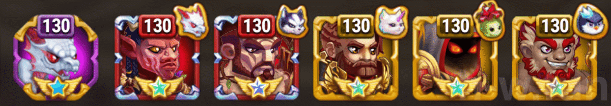 [Hero Wars攻略]オシュ戦の有名チーム