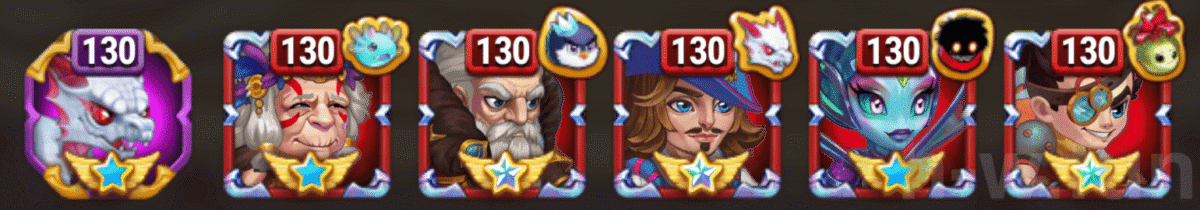 [Hero Wars攻略]オシュ戦の有名チーム