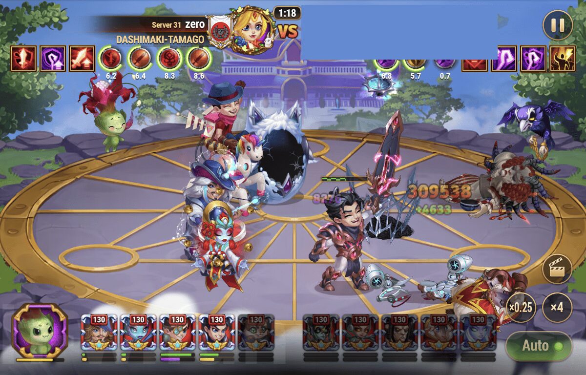 [Hero Wars攻略]ギャラハッドのチーム