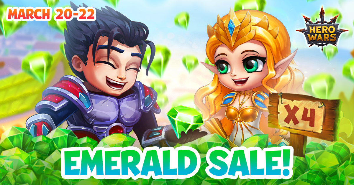 [Hero Wars] Emerald Sale Galahad Aurora