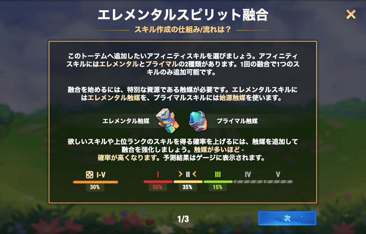[Hero Wars攻略]スピリット融合