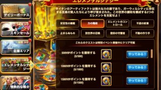 [HeroWars攻略]エレメンタルシナジーのクエスト