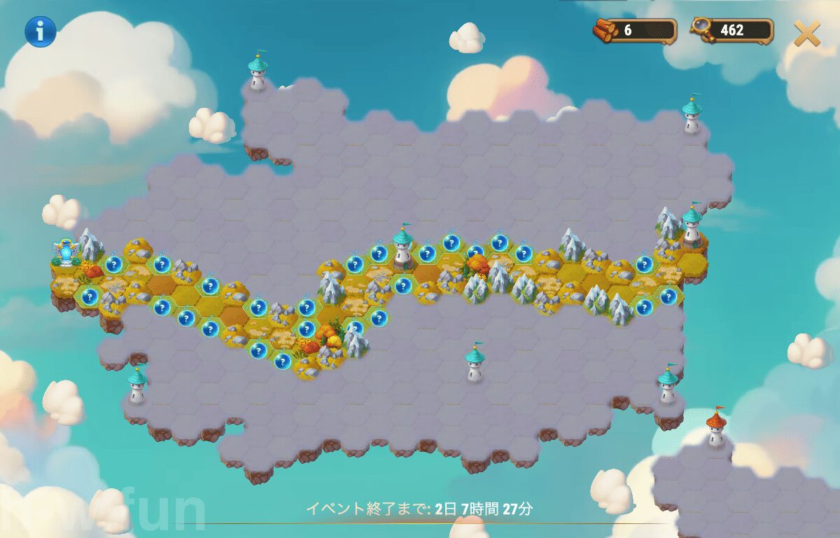 謎の島、歩き方