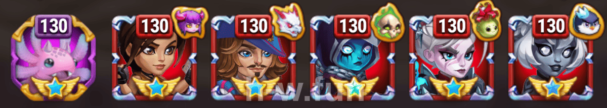 [Hero Wars攻略]征服エリアでの活躍チーム（2025年末）