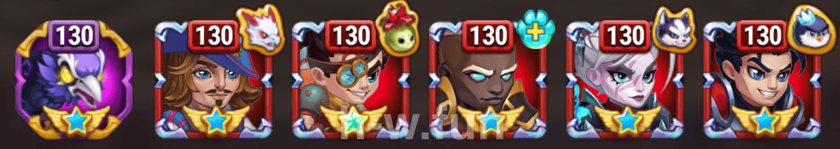 [Hero Wars攻略]征服エリアでの活躍チーム（2025年末）