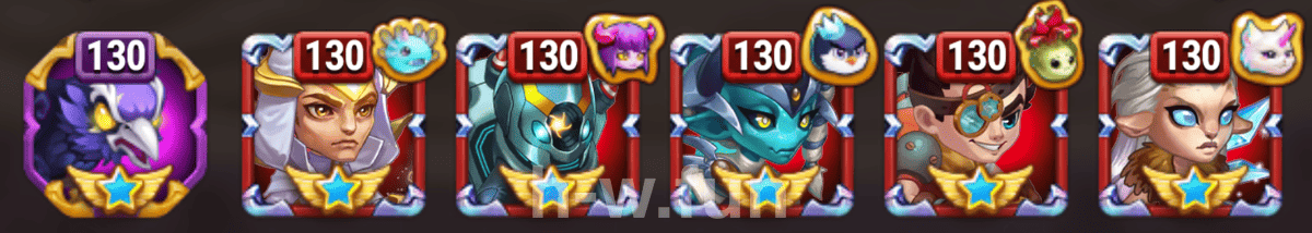 [Hero Wars攻略]征服エリアでの活躍チーム（2025年末）