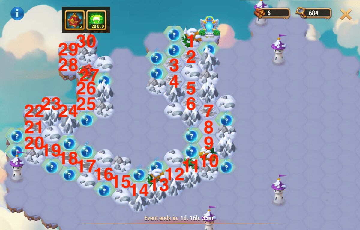 [Hero Wars攻略] 謎の島 サンプル