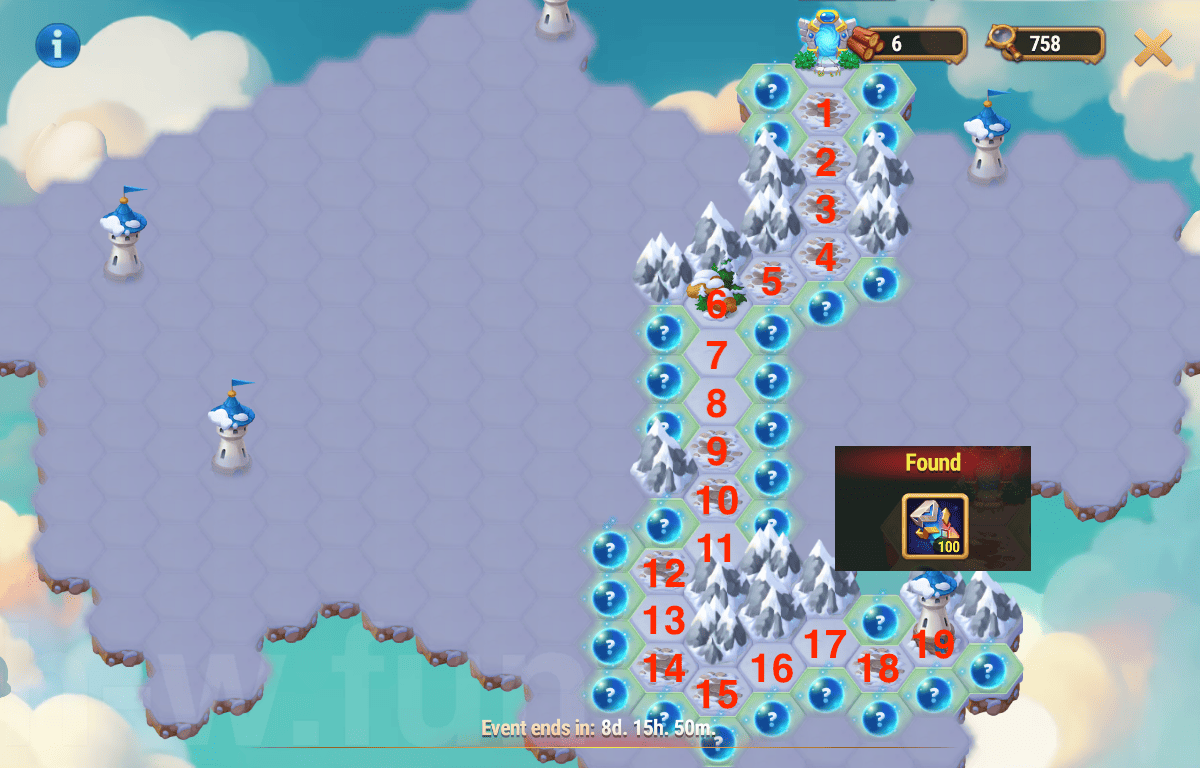 [Hero Wars攻略]謎の島 歩き方