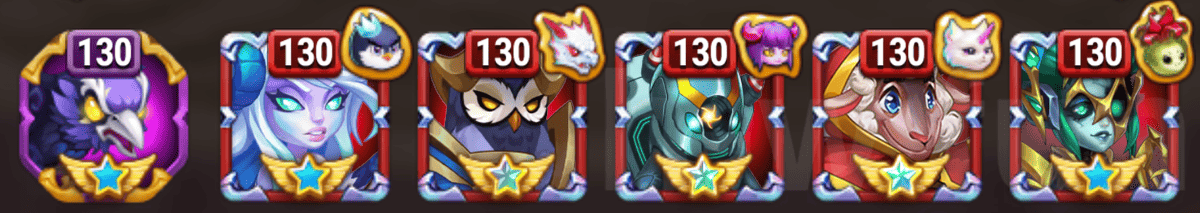 [Hero Wars攻略]征服エリアでの活躍チーム（2026年初頭）