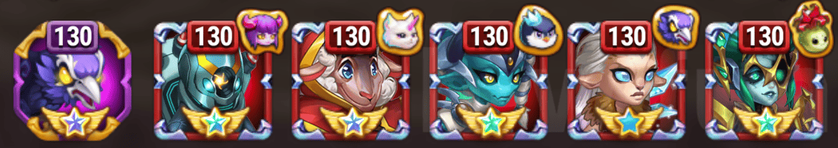 [Hero Wars攻略]征服エリアでの活躍チーム（2026年初頭）