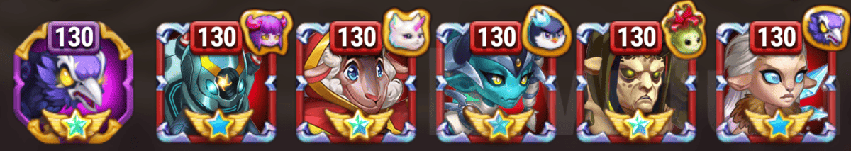 [Hero Wars攻略]征服エリアでの活躍チーム（2026年初頭）