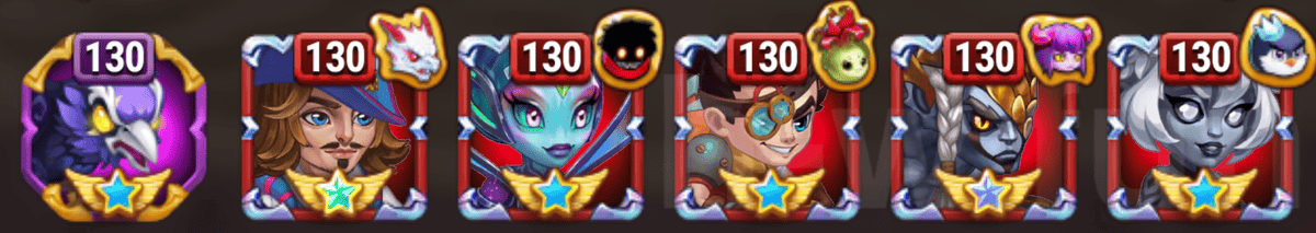 [Hero Wars攻略]征服エリアでの活躍チーム（2026年初頭）