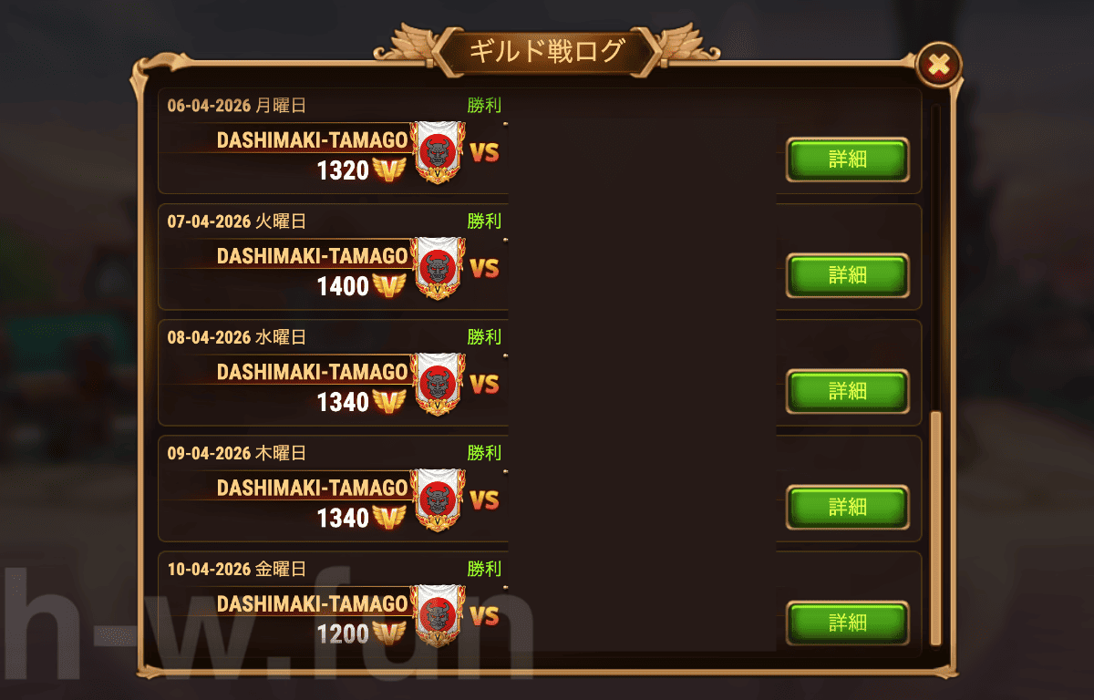 [Hero Wars攻略]ウィークリーレポート2026.Week15