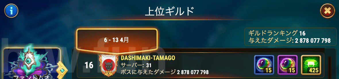 [Hero Wars攻略]ウィークリーレポート2026.Week15