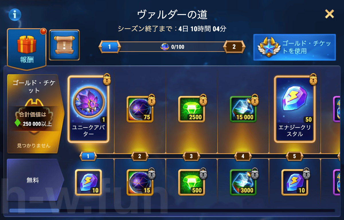 [Hero Wars攻略]審判の日（ヴァルダーイベント）