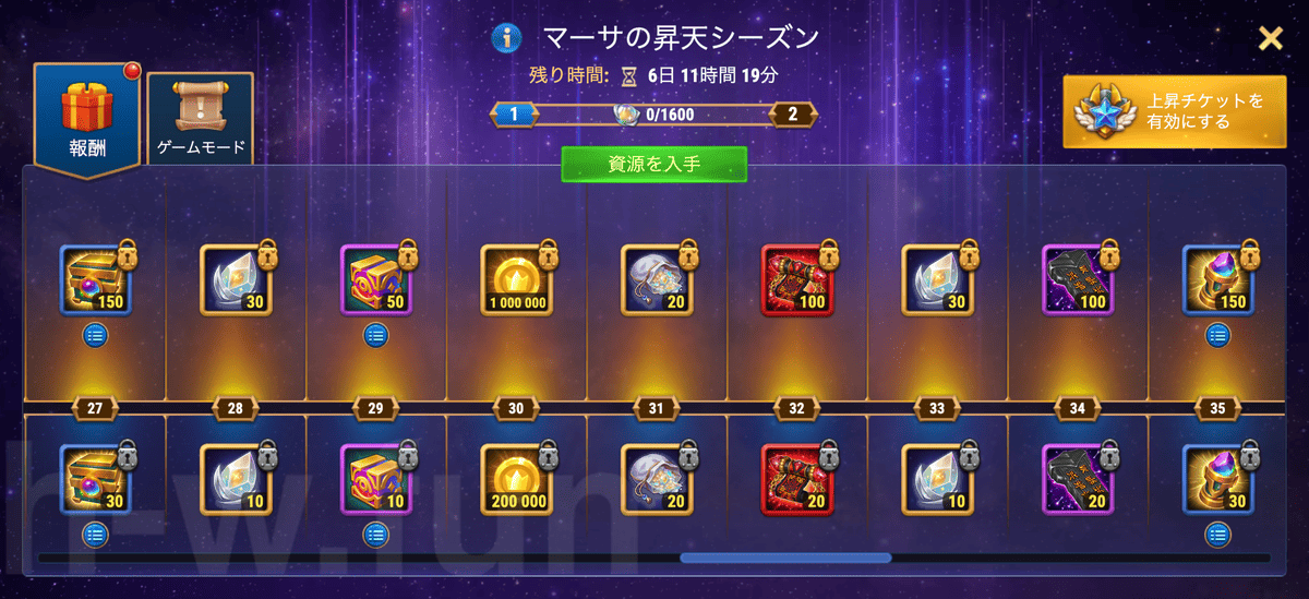 [Hero Wars攻略]マーサの昇天シーズン